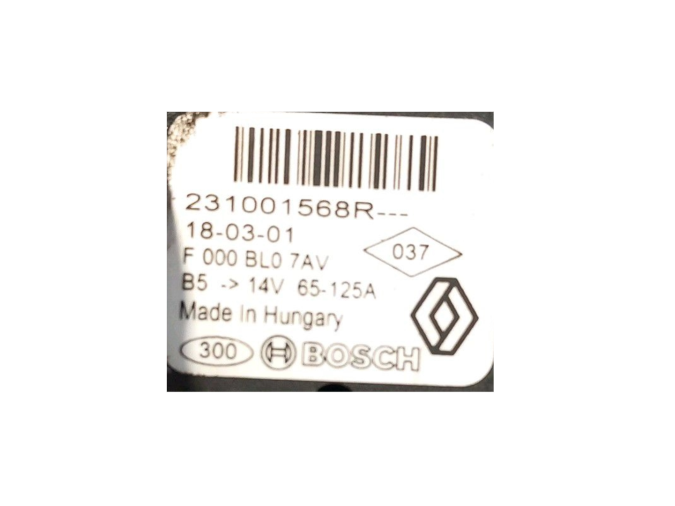ALTERNADOR DACIA DOKKER 2018