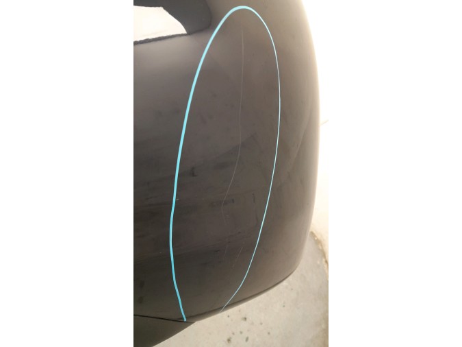 PARAGOLPES TRASERO PEUGEOT 208 AZUL / MORADO 2017