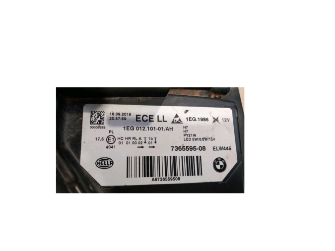 FARO DELANTERO IZQUIERDO BMW 320 2012