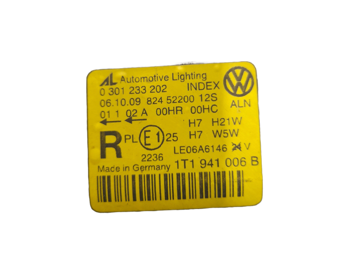 FARO DELANTERO DERECHO VOLKSWAGEN TOURAN