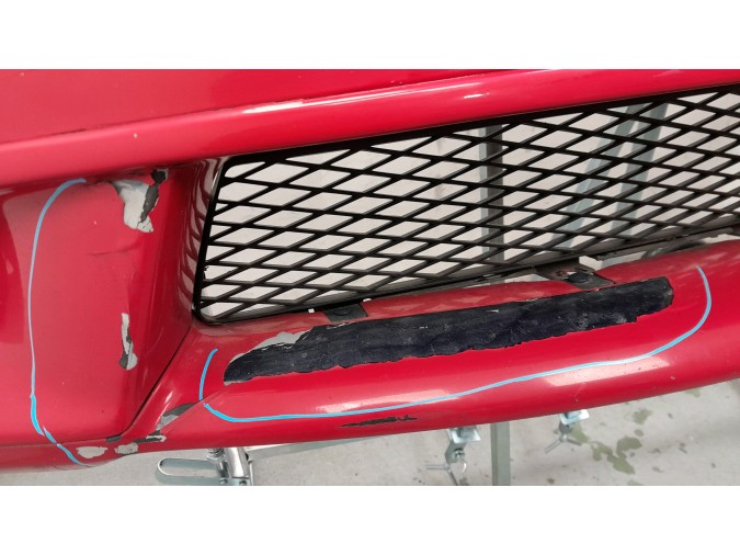 PARAGOLPES DELANTERO TOYOTA CELICA ROJO 2001