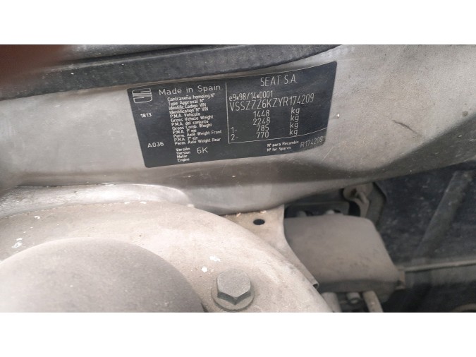 MANDO ELEVALUNAS DELANTERO DERECHO SEAT IBIZA 2000