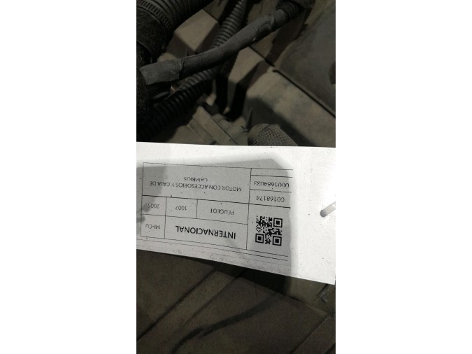 MOTOR CON ACCESORIOS Y CAJA DE CAMBIOS PEUGEOT 1007 2005