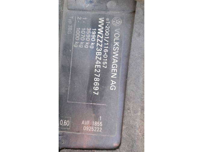 AMORTIGUADOR TRASERO IZQUIERDO VOLKSWAGEN PASSAT 2004