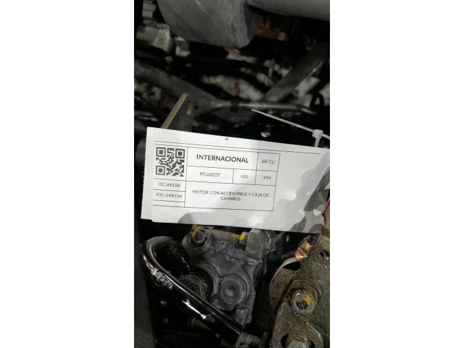 MOTOR CON ACCESORIOS Y CAJA DE CAMBIOS PEUGEOT 405 1994