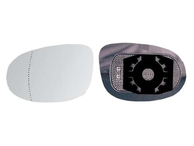 CRISTAL+BASE RETROVISOR IZQUIERDO Fiat Croma (05-08). 31084403