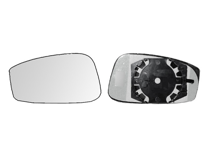 CRISTAL+BASE RETROVISOR IZQUIERDO Fiat Idea (03-08). 31307211