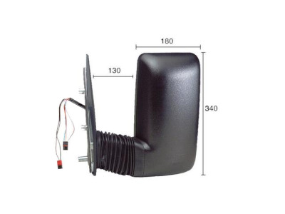 RETROVISOR ESPEJO COMPLETO DERECHO Iveco Daily (00-06). 27138102