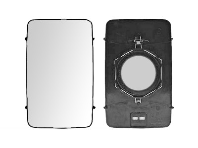 CRISTAL+BASE RETROVISOR Iveco Daily (00-06). 35421119