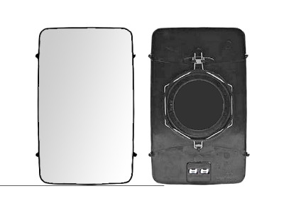 CRISTAL+BASE RETROVISOR Iveco Daily (00-06). 35421129