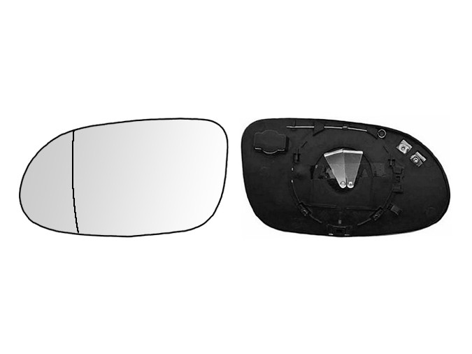 CRISTAL+BASE RETROVISOR IZQUIERDO MB W168 A (97-04). 31503041