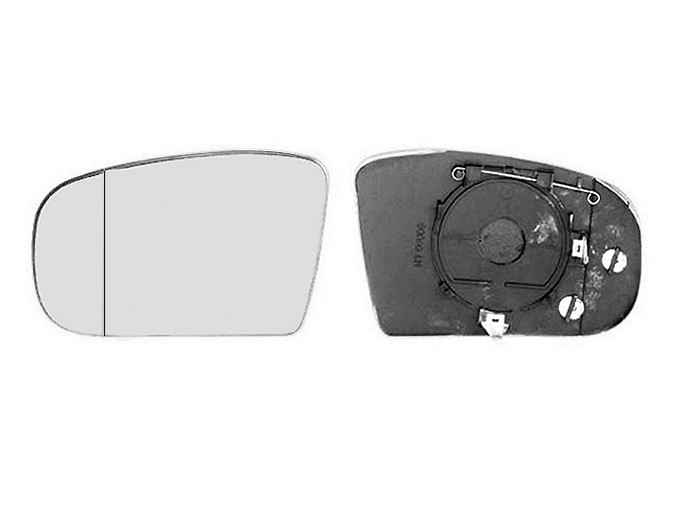 CRISTAL+BASE RETROVISOR DERECHO MB W210 E (00-02). 31202202