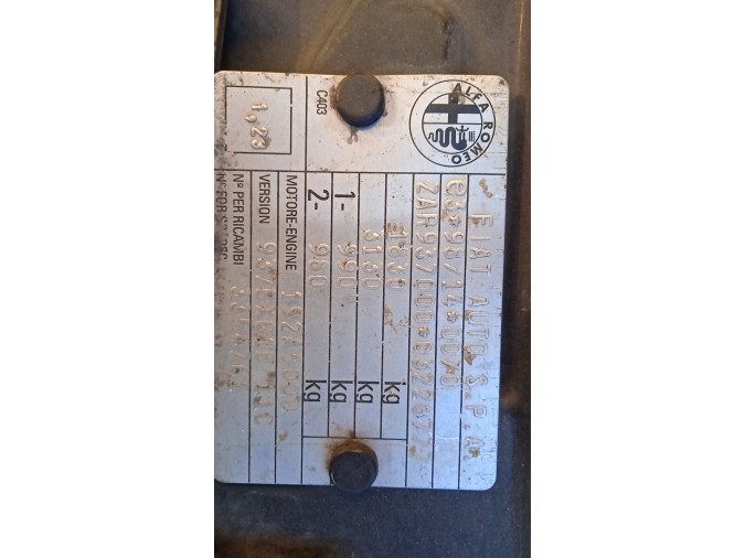 ELEVALUNAS TRASERO DERECHO ALFA ROMEO 147 2004
