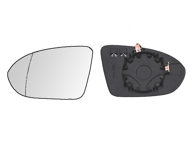CRISTAL+BASE RETROVISOR IZQUIERDO Opel Astra K (15-). 31235001