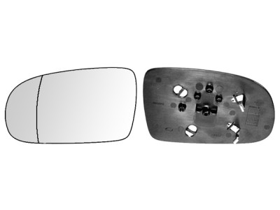CRISTAL+BASE RETROVISOR DERECHO Opel Corsa C (00-06). 31531312