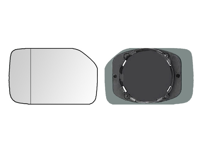 CRISTAL+BASE RETROVISOR DERECHO Peugeot 106 (91-93). 31542512