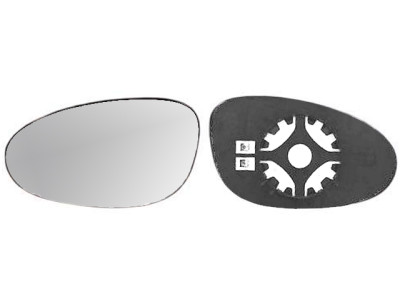 CRISTAL+BASE RETROVISOR IZQUIERDO Renault Espace (98-02). 31807221