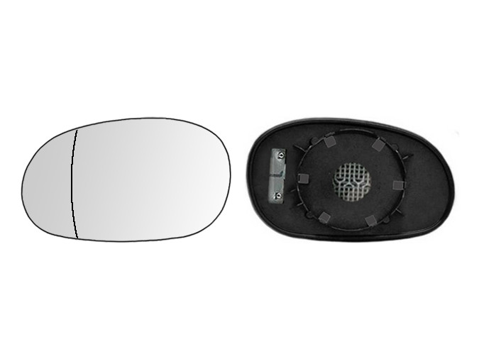 CRISTAL+BASE RETROVISOR IZQUIERDO Renault Laguna (93-00). 31804541
