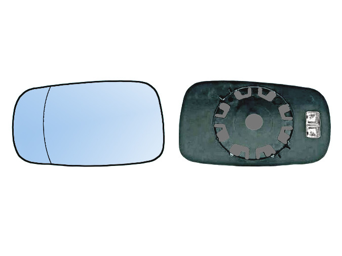 CRISTAL+BASE RETROVISOR IZQUIERDO Renault Laguna II (01-07). 31804741