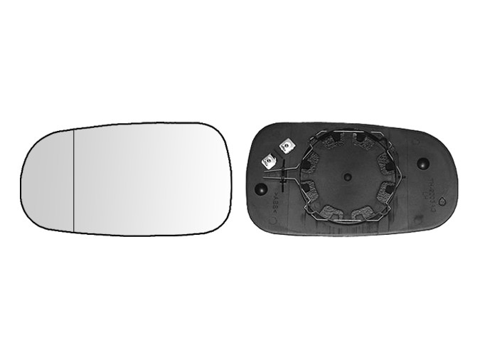 CRISTAL+BASE RETROVISOR DERECHO Saab 9-3 (02-15). 31392402