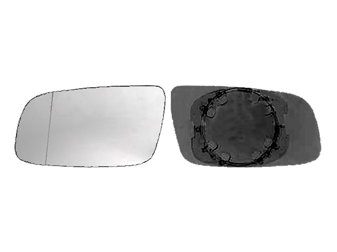 CRISTAL+BASE RETROVISOR IZQUIERDO Seat Alhambra (98-00). 31855031