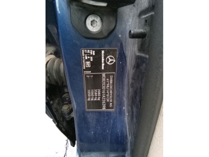 AMORTIGUADOR TRASERO IZQUIERDO MERCEDES C 270 CDI 2001