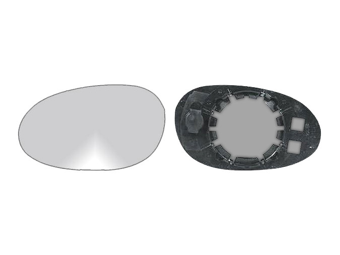 CRISTAL+BASE RETROVISOR DERECHO Smart ForTwo (04-07). 31051012