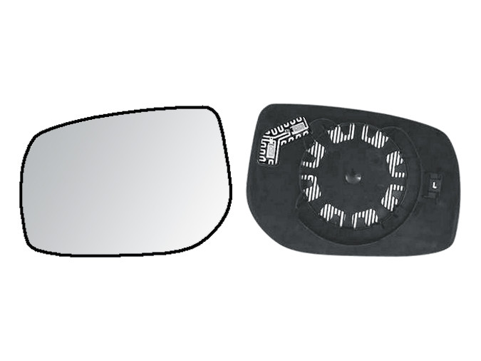 CRISTAL+BASE RETROVISOR IZQUIERDO Toyota Auris (07-12). 31901321
