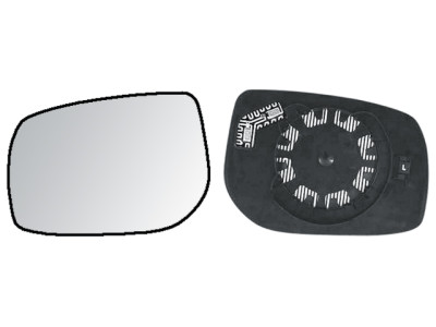 CRISTAL+BASE RETROVISOR DERECHO Toyota Auris (07-12). 31901322