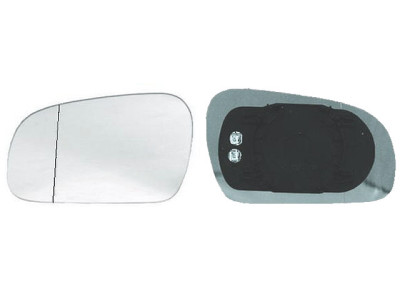 CRISTAL+BASE RETROVISOR IZQUIERDO VW Fox (05-10). 31349201