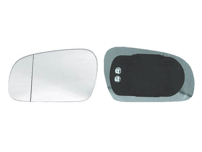 CRISTAL+BASE RETROVISOR IZQUIERDO VW Fox (05-10). 31349201