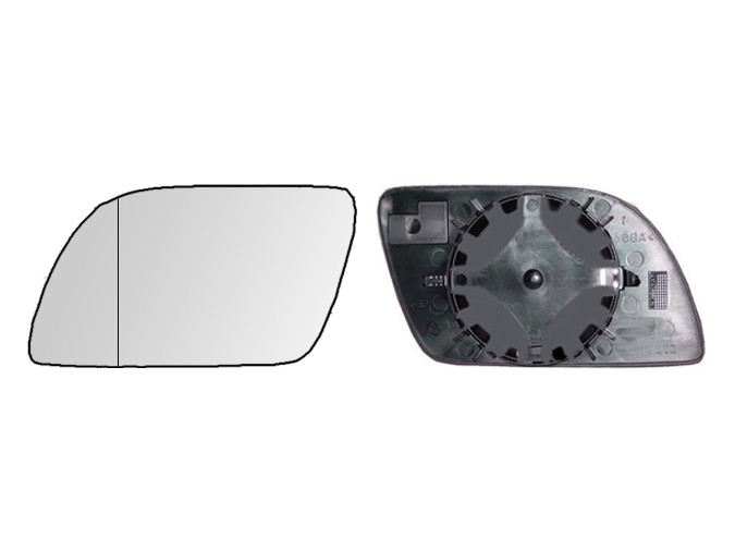 CRISTAL+BASE RETROVISOR DERECHO VW Polo (02-05). 31914112