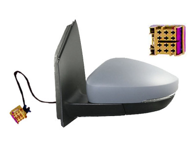 RETROVISOR ESPEJO COMPLETO IZQUIERDO VW Polo (09-17). 24344901