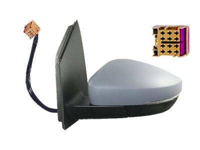 RETROVISOR ESPEJO COMPLETO IZQUIERDO VW Polo (09-17). 27348001