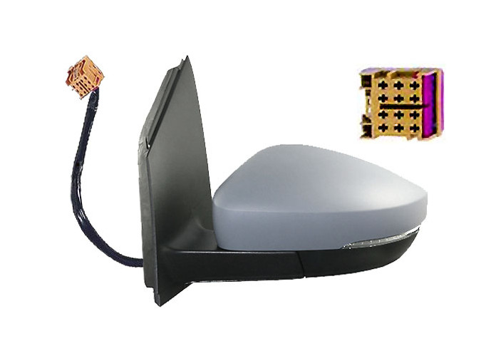 RETROVISOR ESPEJO COMPLETO IZQUIERDO VW Polo (09-17). 27348001