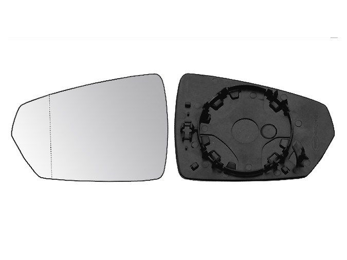 CRISTAL+BASE RETROVISOR IZQUIERDO VW Polo (17-). 31340401
