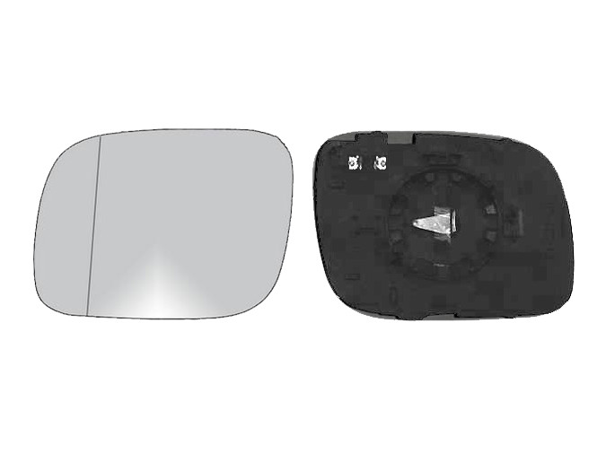 CRISTAL+BASE RETROVISOR DERECHO VW Touareg (03-07). 31918522
