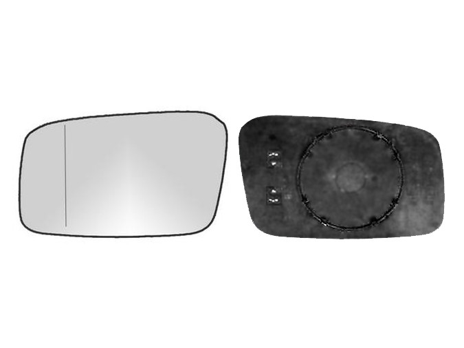 CRISTAL+BASE RETROVISOR IZQUIERDO Volvo S40 (95-04). 31924041