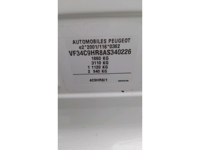 PEDAL DE FRENO PEUGEOT 308 2011
