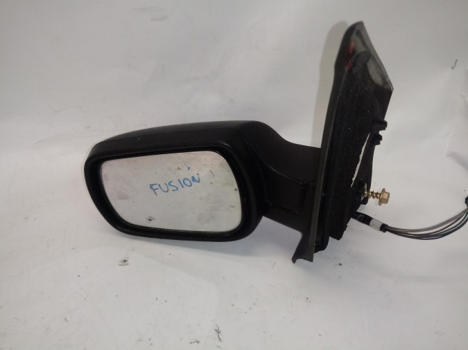 RETROVISOR IZQUIERDO FORD FUSION NEGRO SIN PINTAR 2004