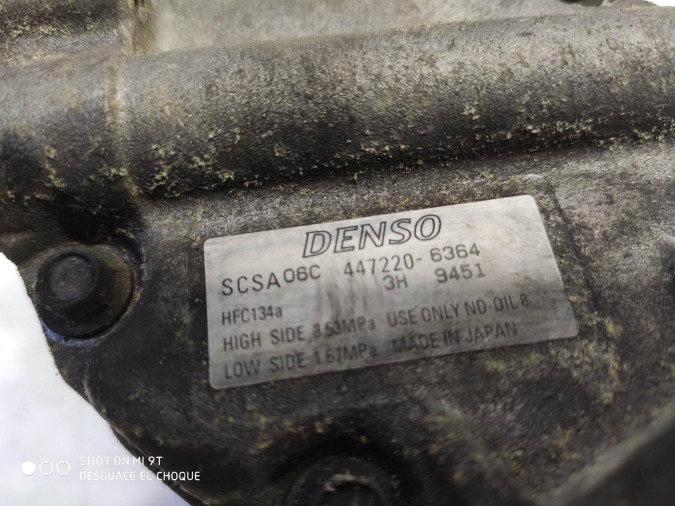 COMPRESOR AIRE ACONDICIONADO TOYOTA COROLLA 2004