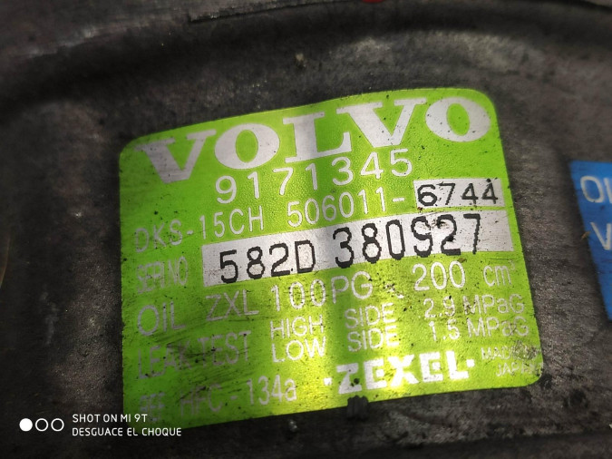 COMPRESOR AIRE ACONDICIONADO VOLVO 440-460 1993