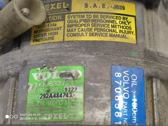 COMPRESOR AIRE ACONDICIONADO VOLVO V40 2002