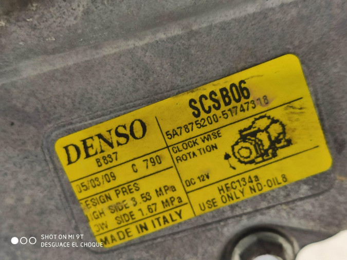 COMPRESOR AIRE ACONDICIONADO FORD KA 2009