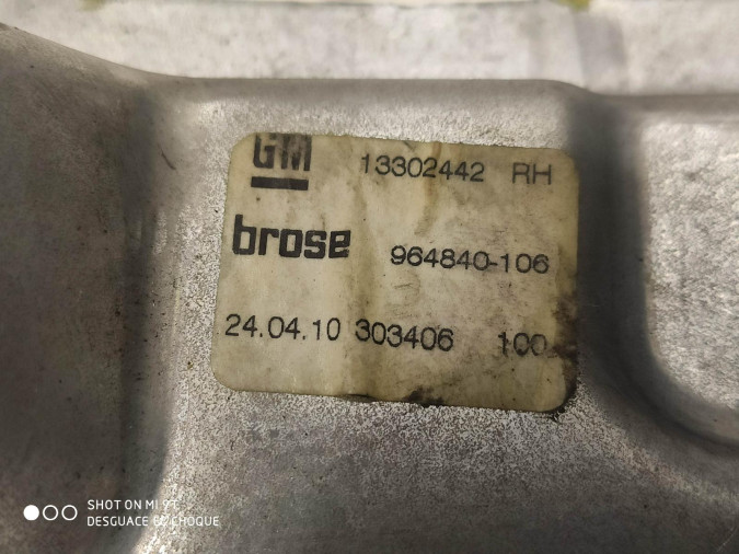 ELEVALUNAS TRASERO DERECHO OPEL INSIGNIA 2010