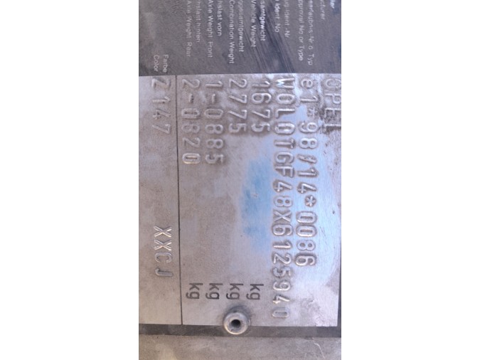 PANEL FRONTAL OPEL ASTRA 1999