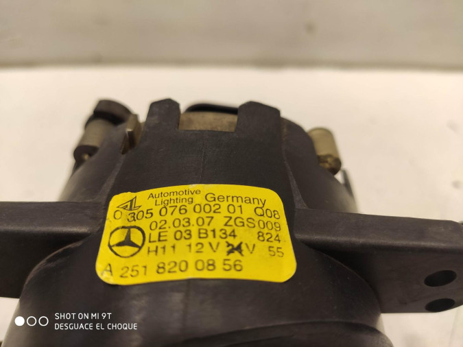 FARO ANTINIEBLA DELANTERO DERECHO MERCEDES CLASE B 2007