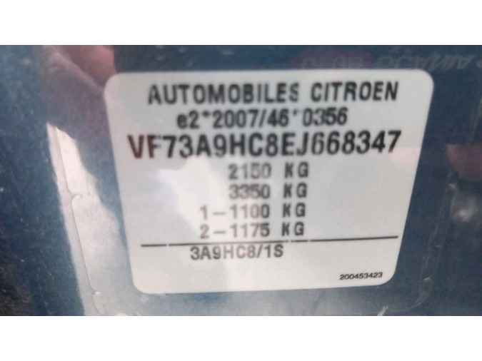 SOP.D.FALDON TR. CITROEN C4 2014