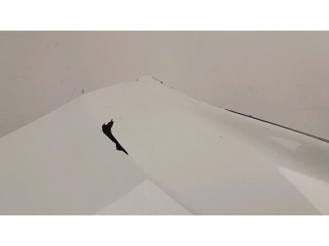 PARAGOLPES TRASERO RENAULT CLIO BLANCO ROTULADO 2017