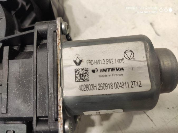 ELEVALUNAS DELANTERO DERECHO RENAULT SCENIC 2019